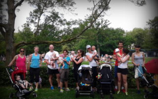 Joint mums and dads buggy fit