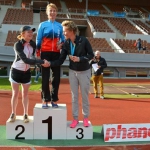 Lorna in second place on podium