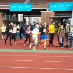 Jill running on track