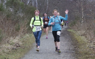 Still smiling during ultra marathon