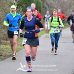 Lorna running in Ultra marathon