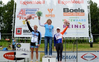 Lorna in 3rd place of podium