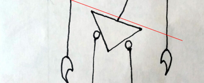 stickman showing alignment