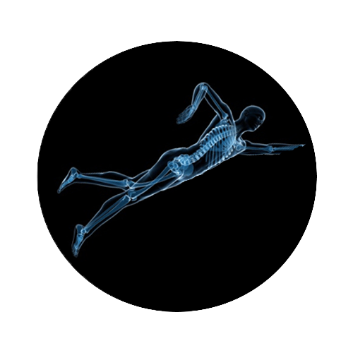 swimming technique skeleton