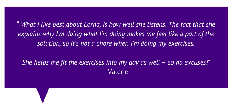 valerie testimonial