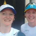 Lorna and Renee after a training run