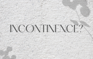 Text: Incontinence