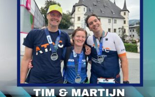 Picture of Lorna, Tim and Martin after race