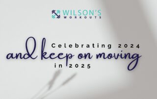 text: Celebrating 2024 and keep on moving in 2025